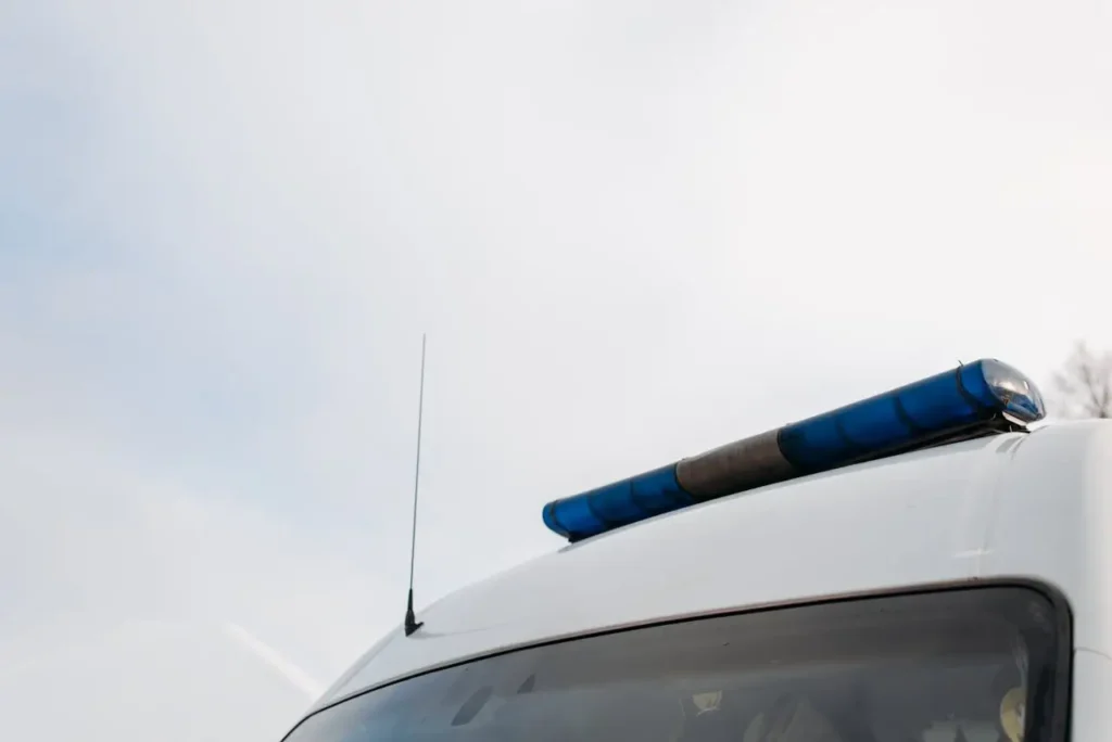 security-transportation-services A large van providing security transportation services
