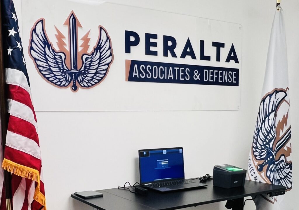 The interior of an office at Peralta