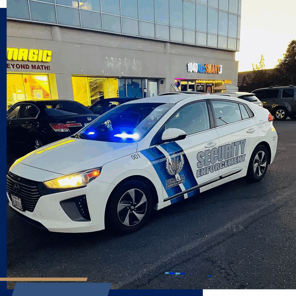 peralta security car